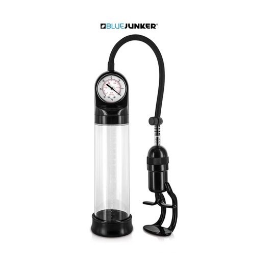 Blue Junker Pump Vision - Pompe à pénis avec manomètre