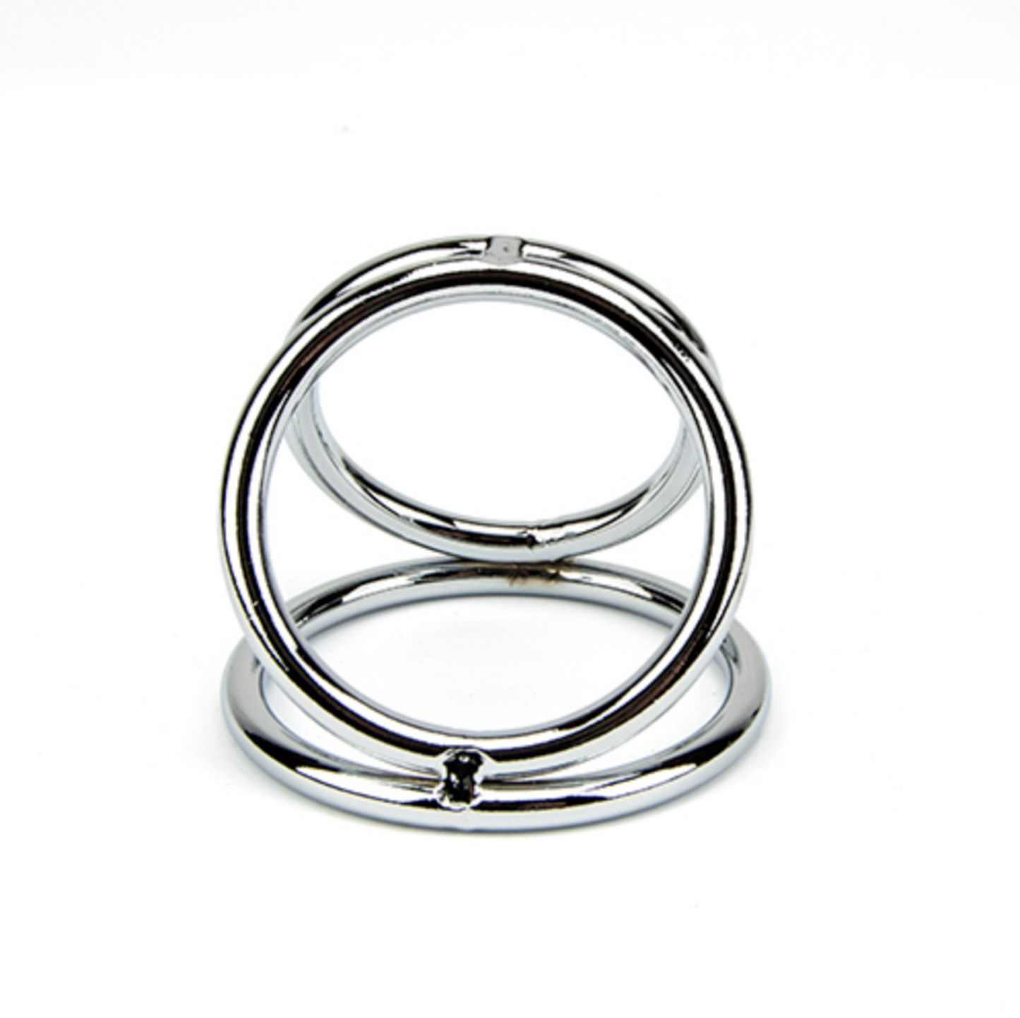 Triple Cock and Ball Ring – Anneau pénien triple en acier
