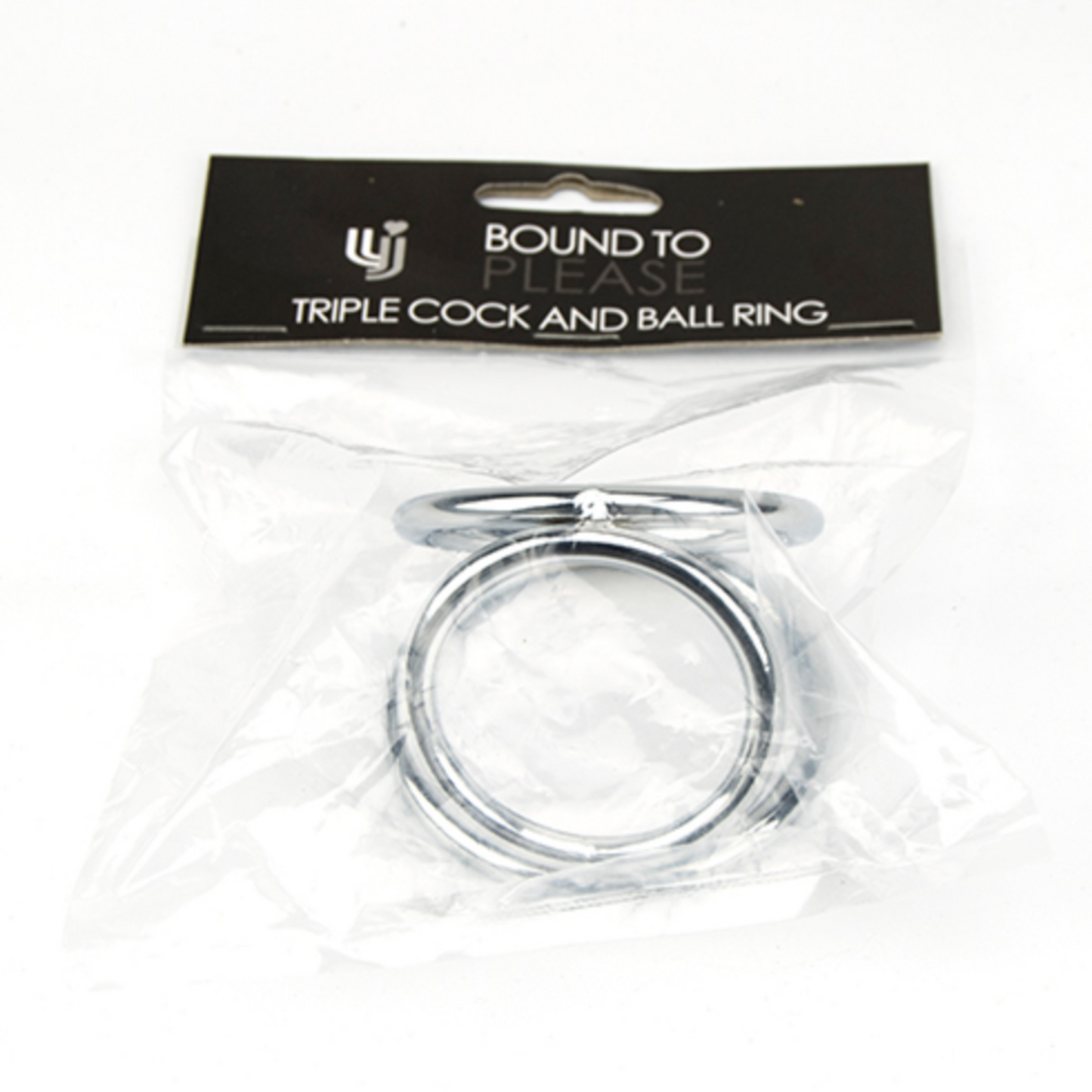 Triple Cock and Ball Ring – Anneau pénien triple en acier