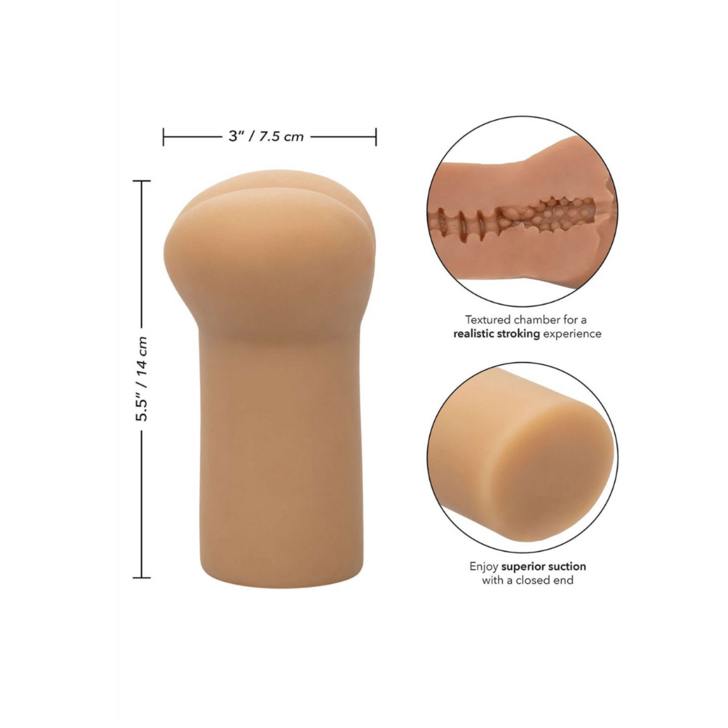 CalExotics Cheap Thrills The Leather Daddy - Masturbateur masculin