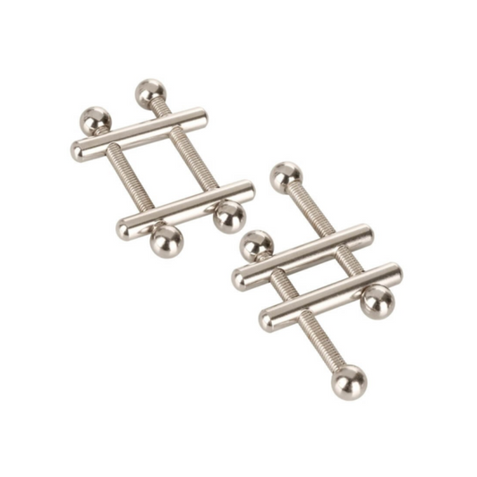 CalExotics Crossbar Nipple Vices - Presse à téton ajustable