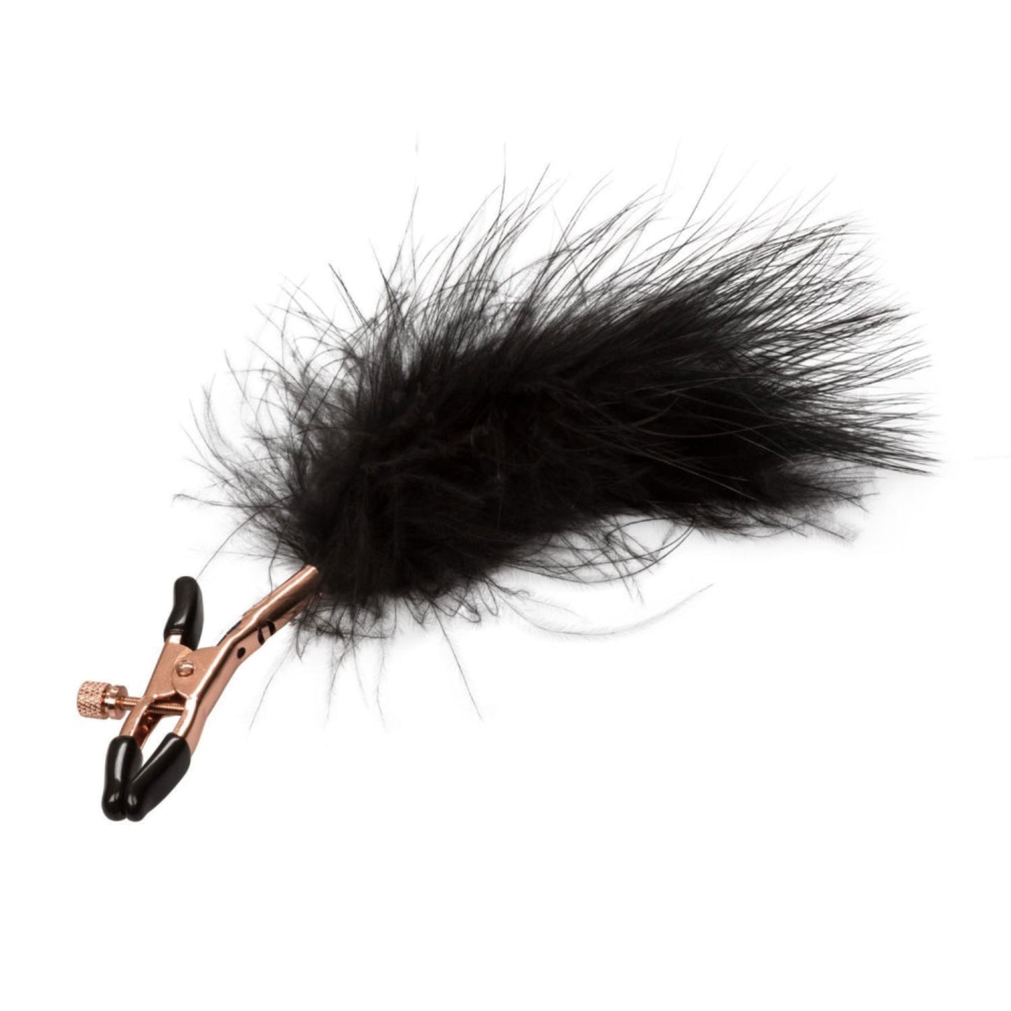CalExotics Entice Feather Nipplettes - Pinces à tétons avec plumes