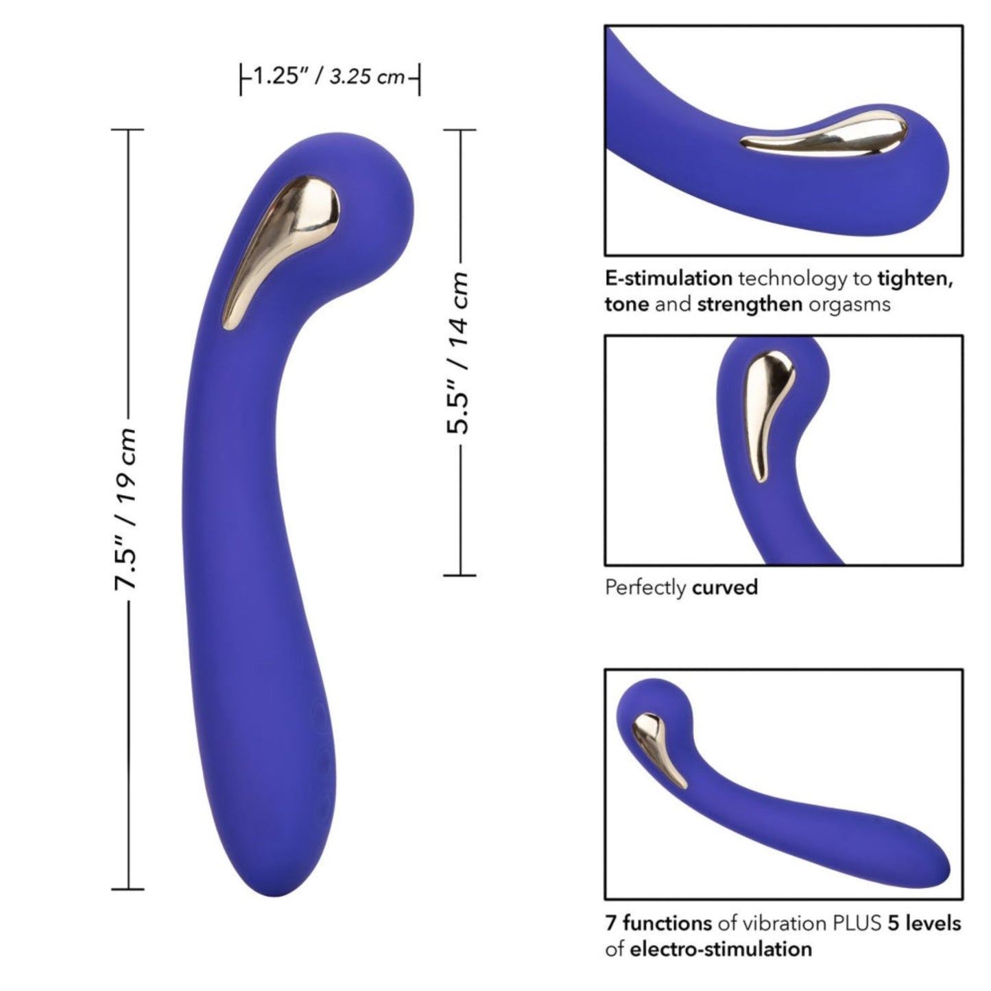 CalExotics Impulse Petite G Wand - Vibromasseur E-Stim