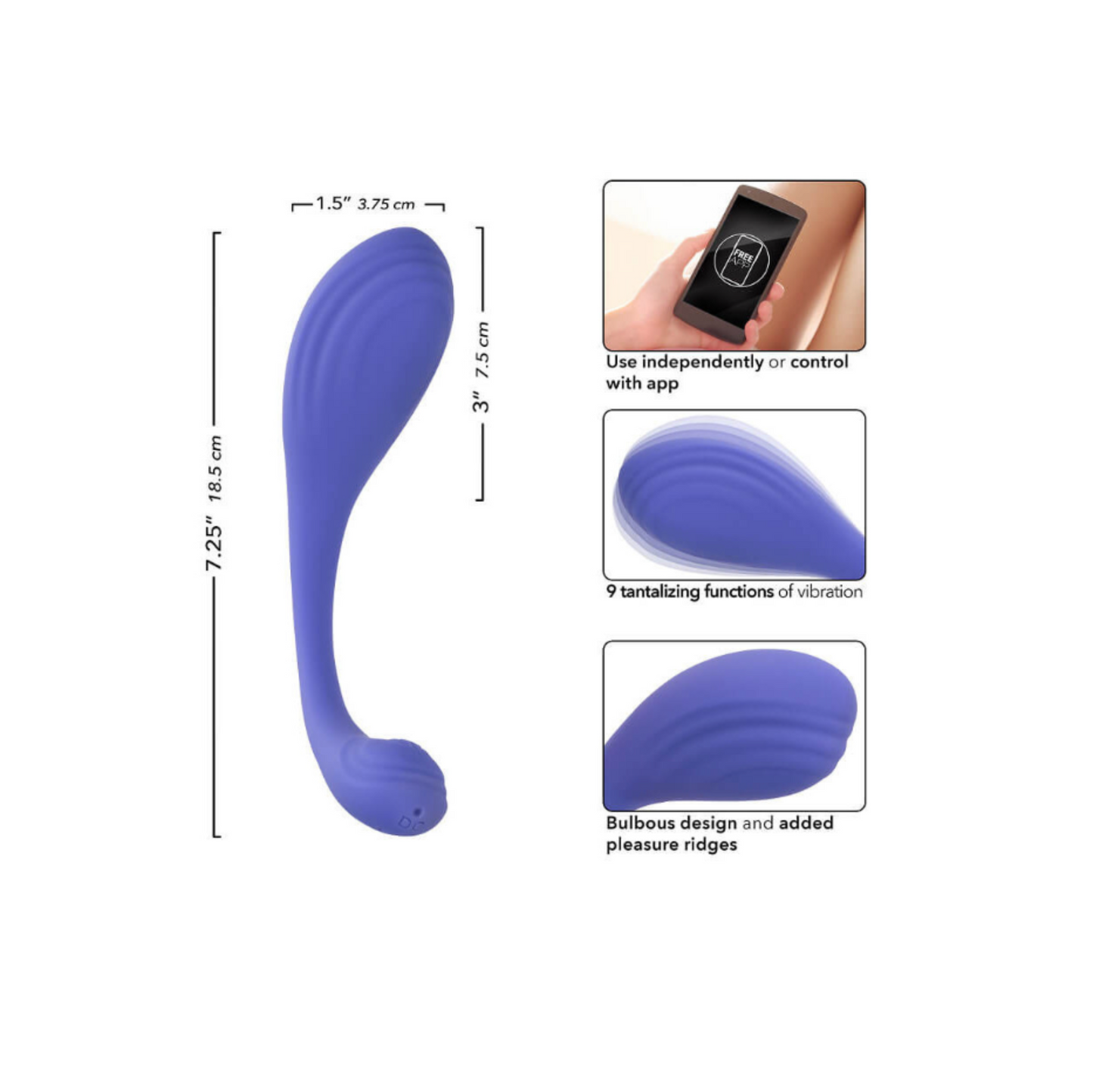 CalExotics Kegel Exerciser - Boule de Geisha connecté