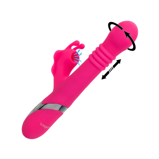 CalExotics Kissing Butterfly – Vibromasseur rabbit multifonction