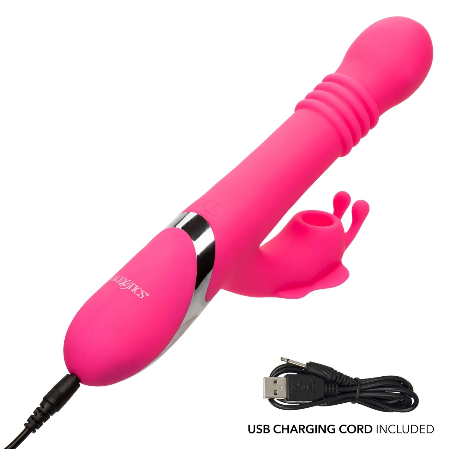 CalExotics Kissing Butterfly – Vibromasseur rabbit multifonction