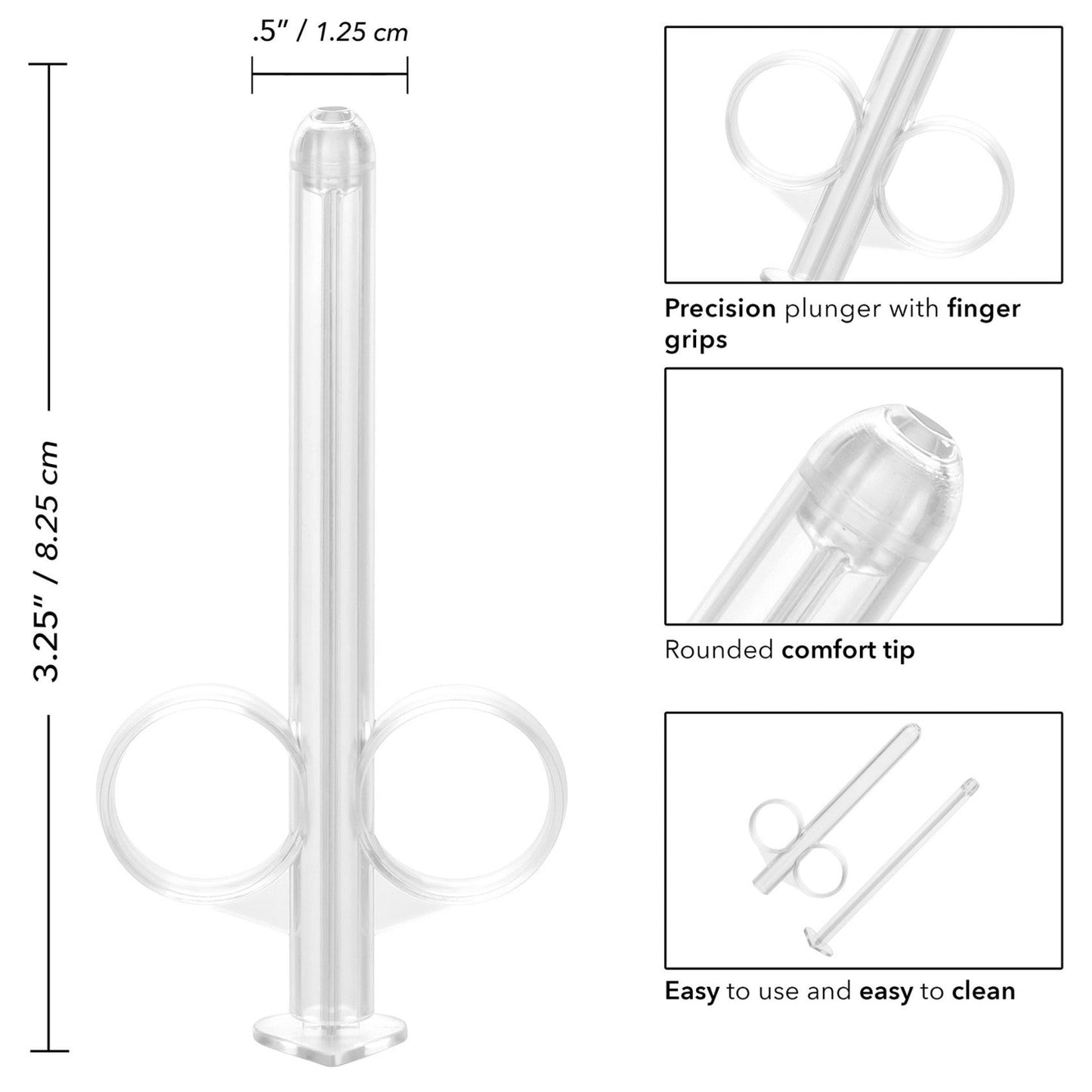 CalExotics Lube Tube - Seringue à Lubrifiant x2
