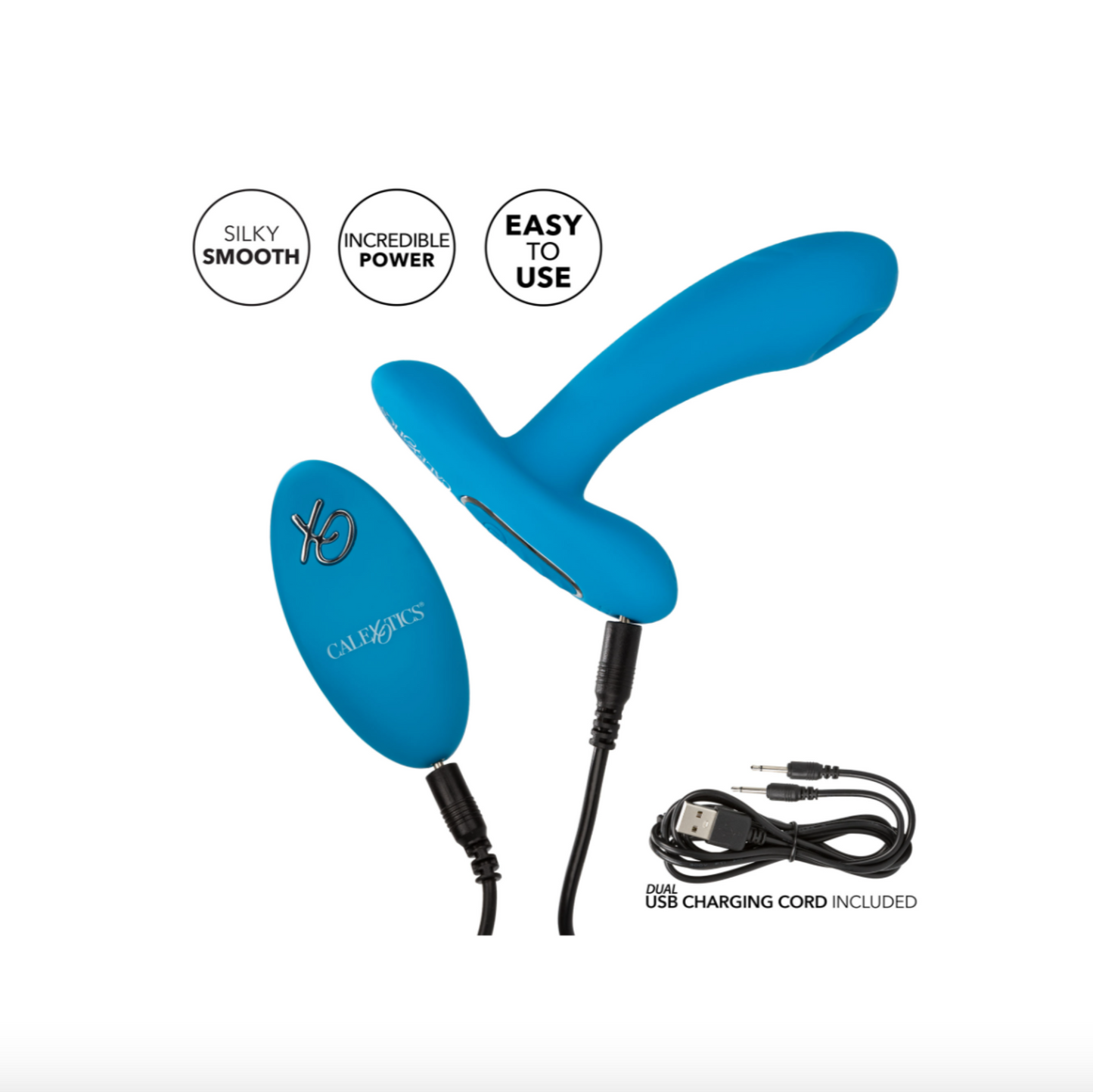 CalExotics Pulsing Pleaser – Stimulateur prostatique pulsant télécommandé