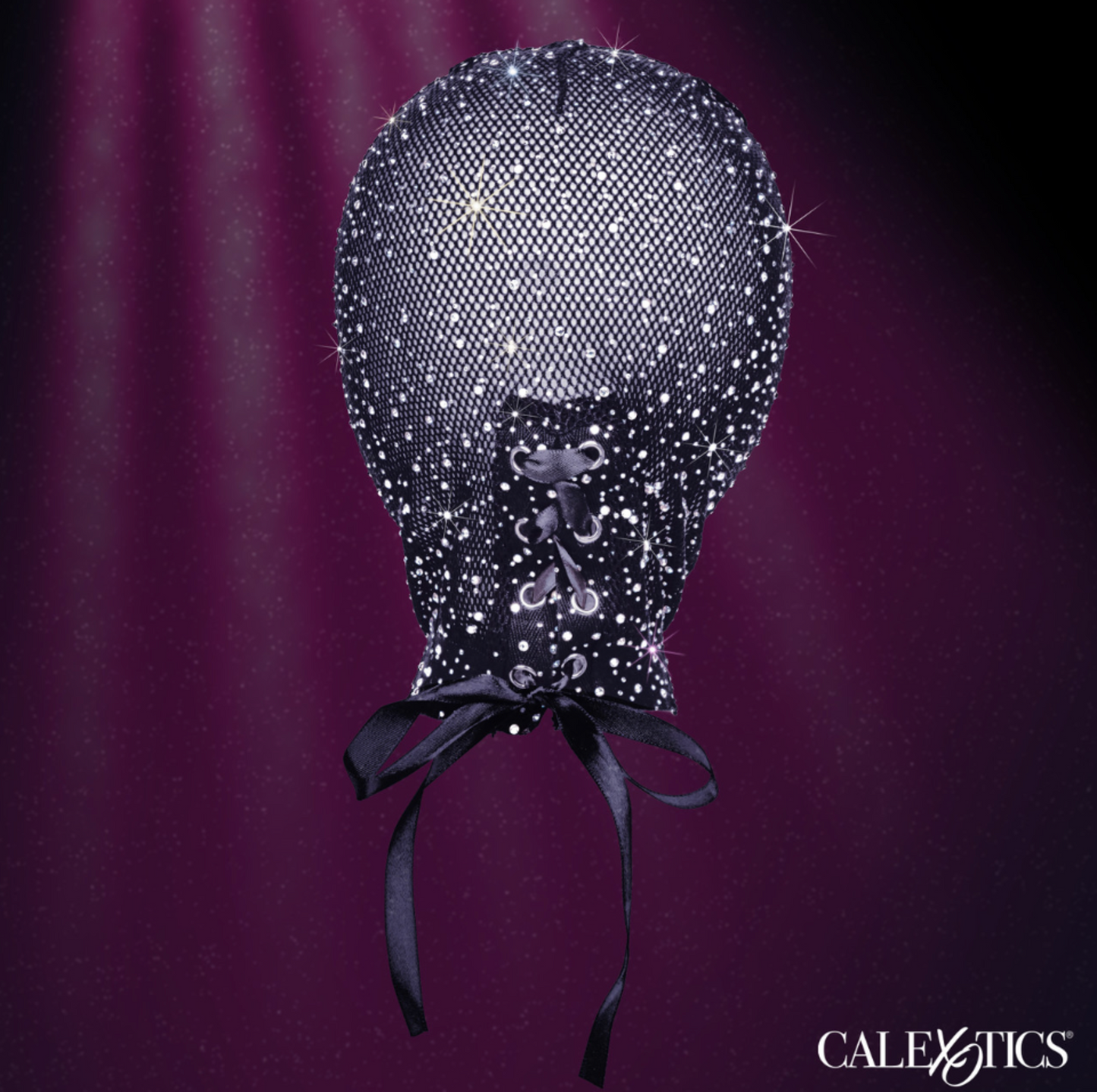 CalExotics Radiance Full Hood - Cagoule intégrale strass et maille respirante