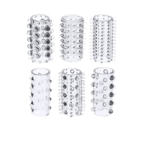 ToyJoy Power Penis Sleeve – Kit de 6 gaines à pénis texturées