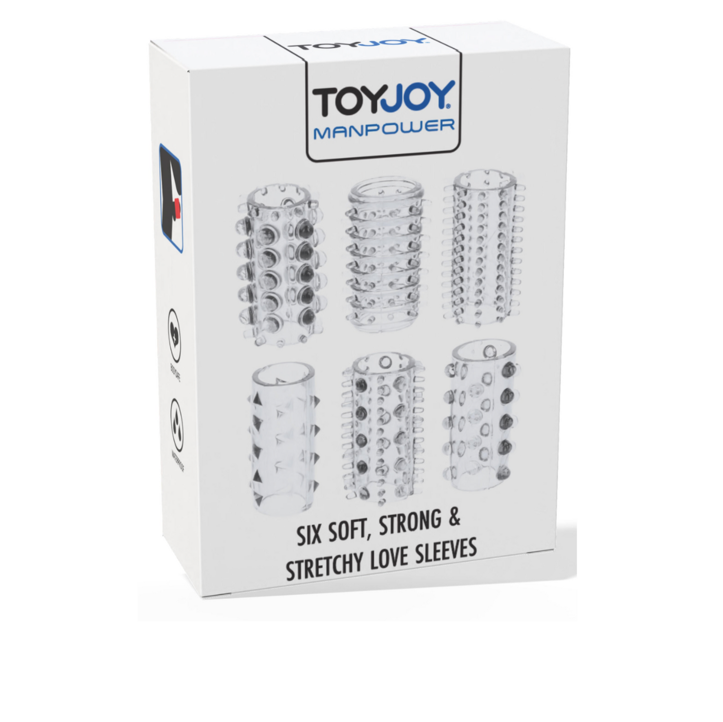 ToyJoy Power Penis Sleeve – Kit de 6 gaines à pénis texturées