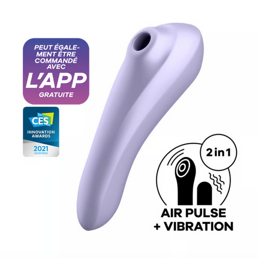 Satisfyer Dual Pleasure - Stimulateur et vibromasseur connecté