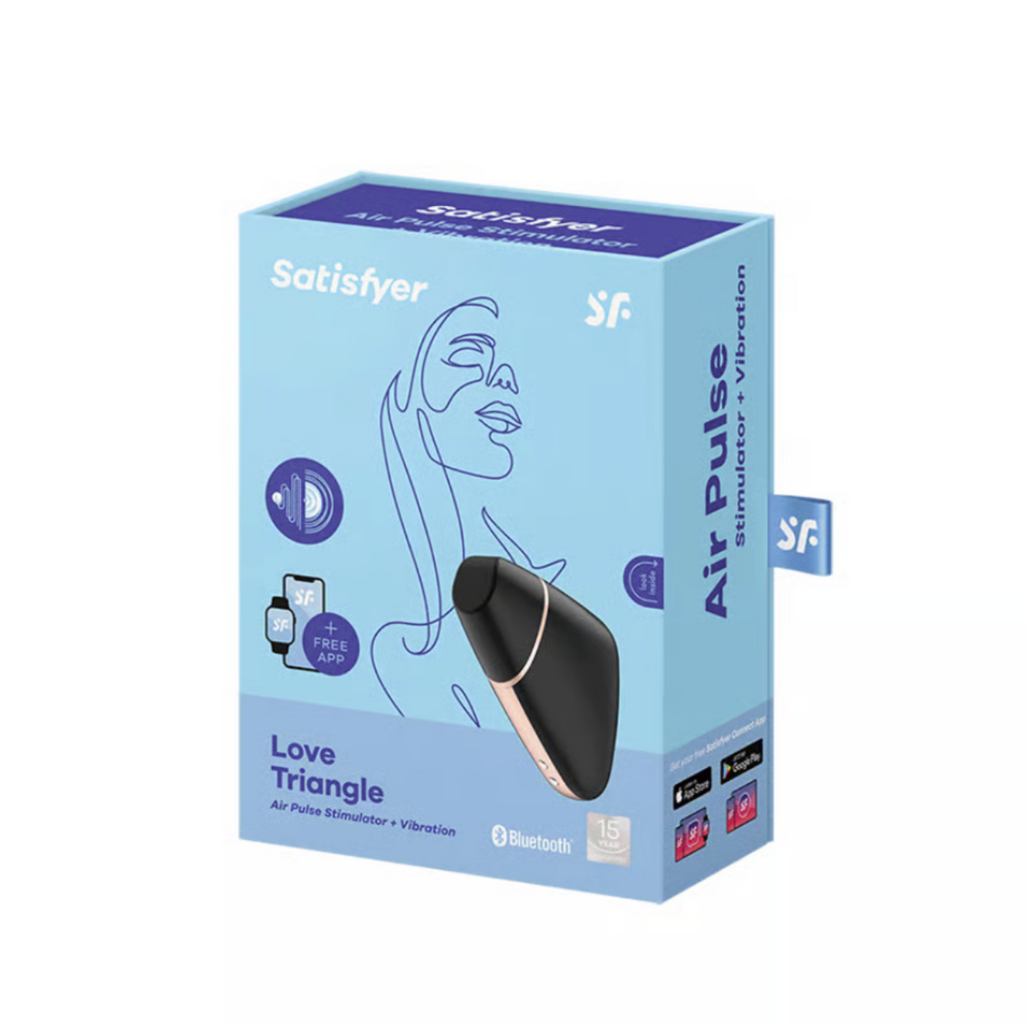 Satisfyer Love Triangle - Stimulateur clitoridien connecté