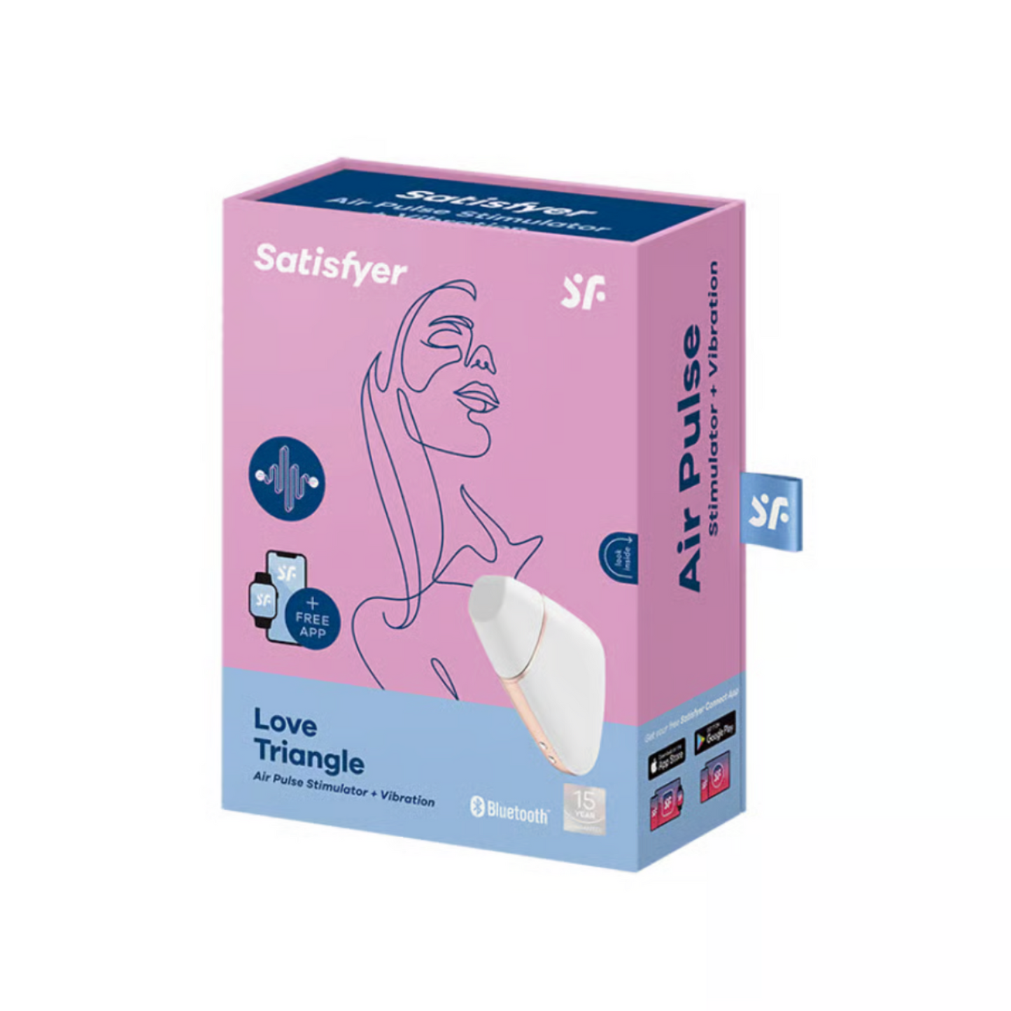 Satisfyer Love Triangle - Stimulateur clitoridien connecté