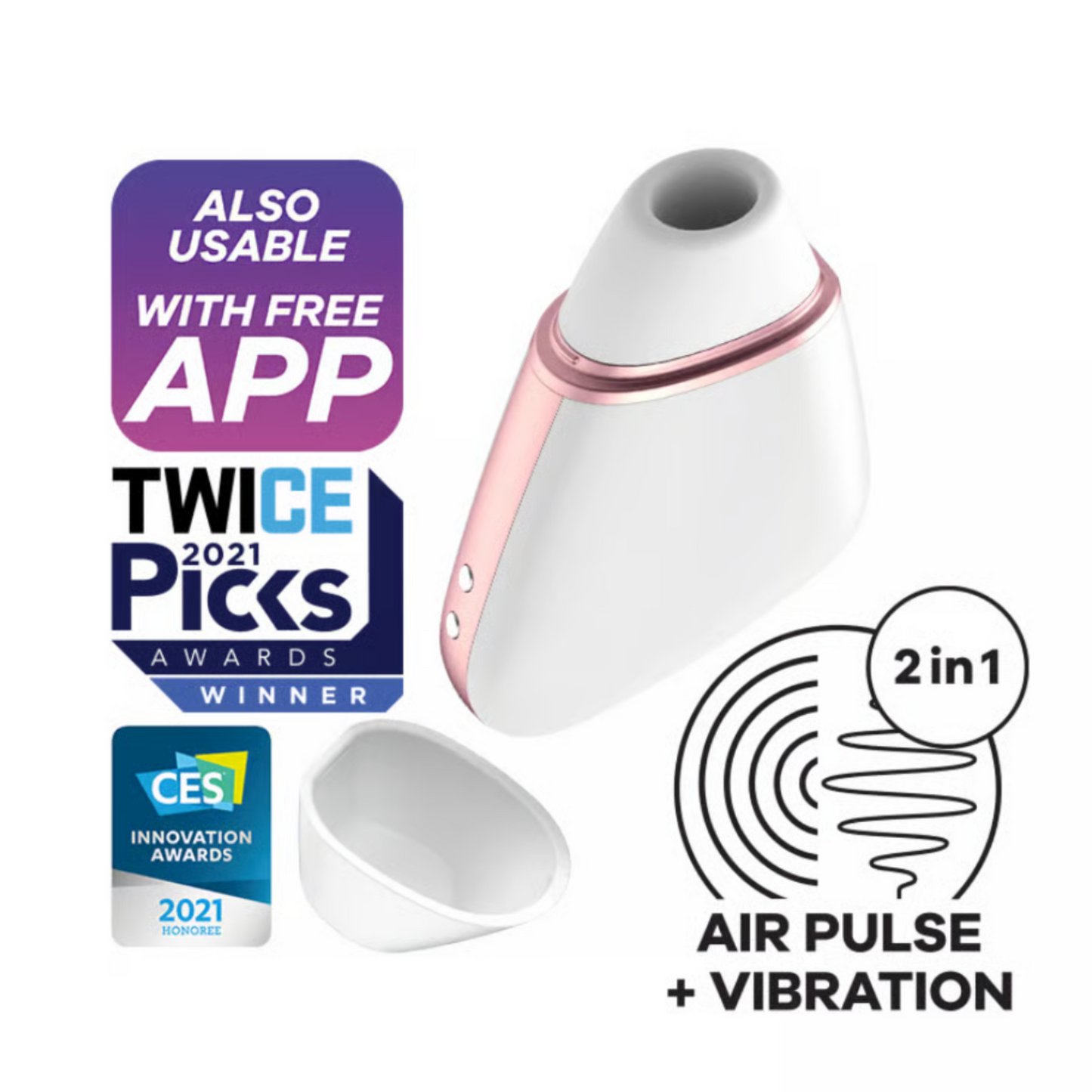 Satisfyer Love Triangle - Stimulateur clitoridien connecté