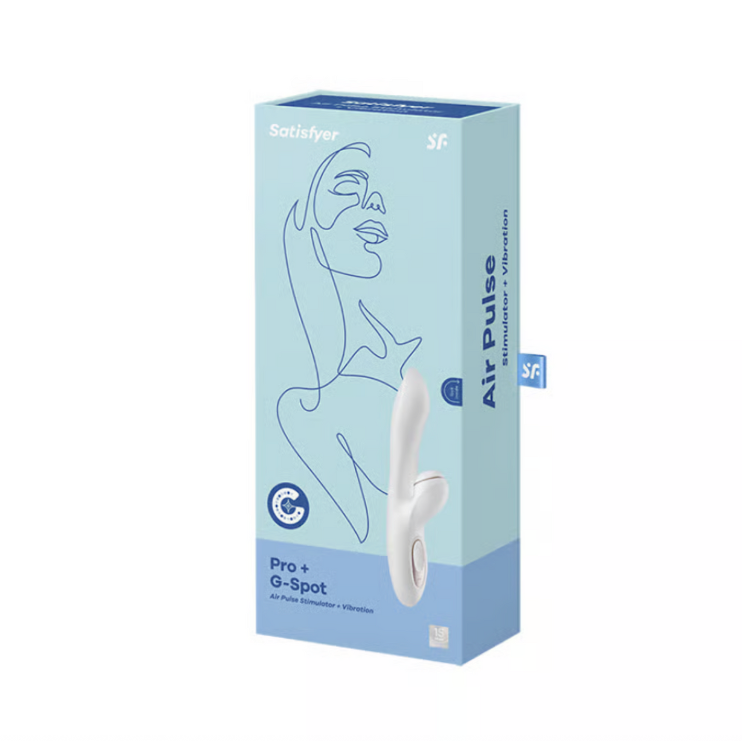 Satisfyer Air Pulse Pro + G-Spot - Vibromasseur rabbit