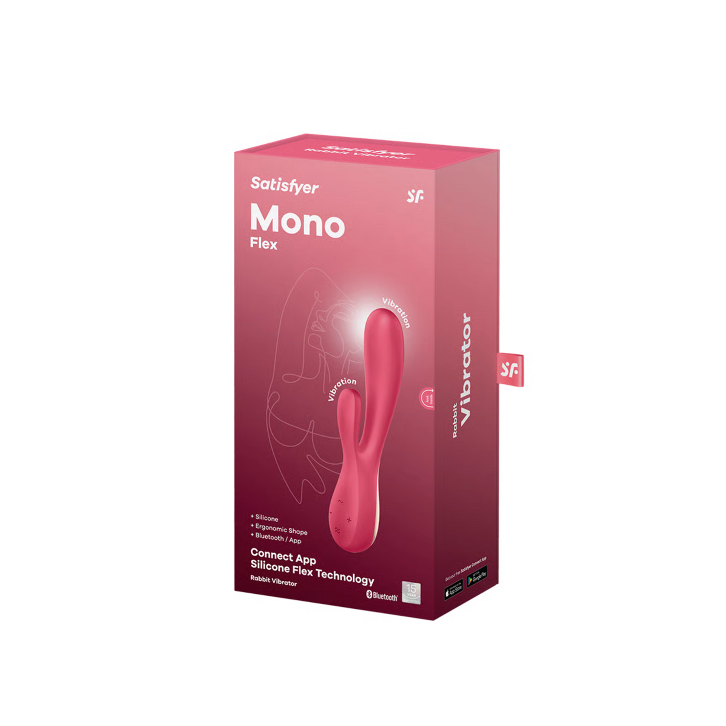 Satisfyer Mono Flex -Vibromasseur rabbit connecté