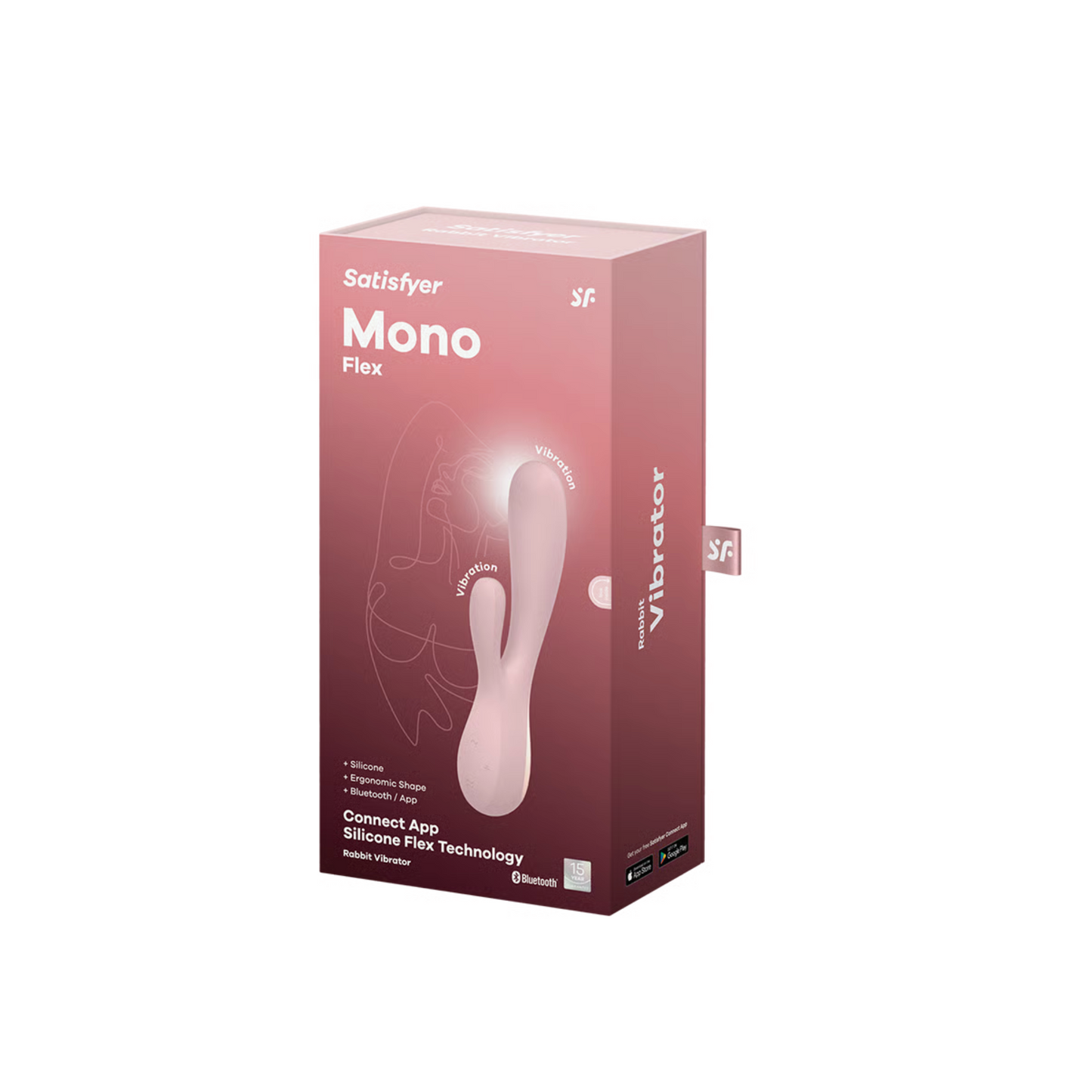 Satisfyer Mono Flex -Vibromasseur rabbit connecté