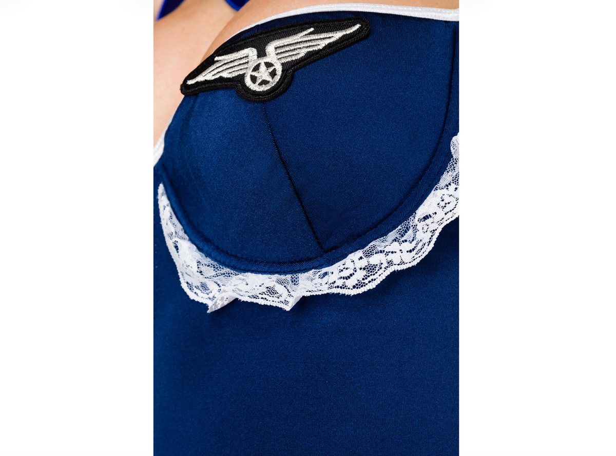 Saresia Stewardess - Déguisement hôtesse de l'air sexy