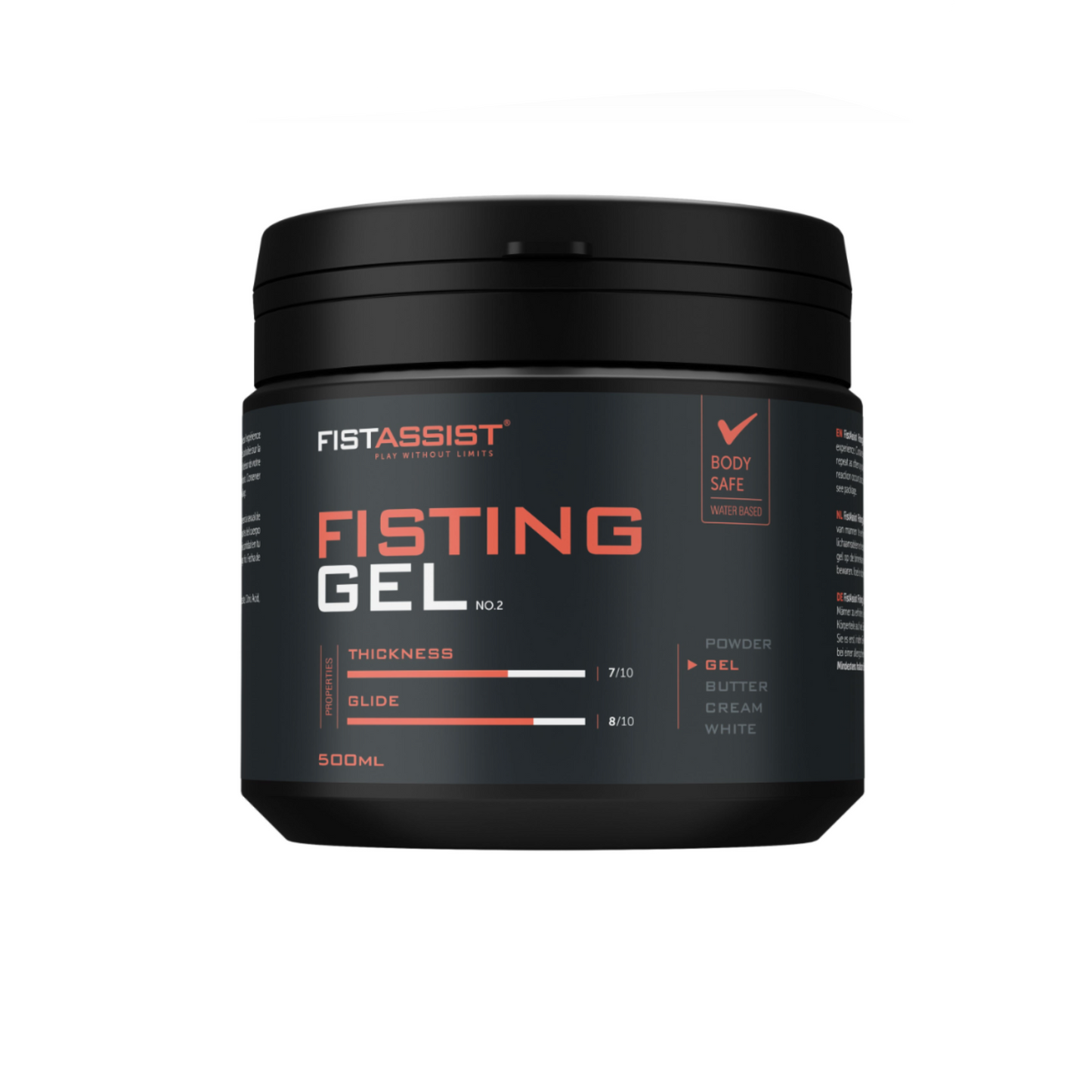 Cobeco Fisting Gel - Lubrifiant fisting à base d'eau 500 ml