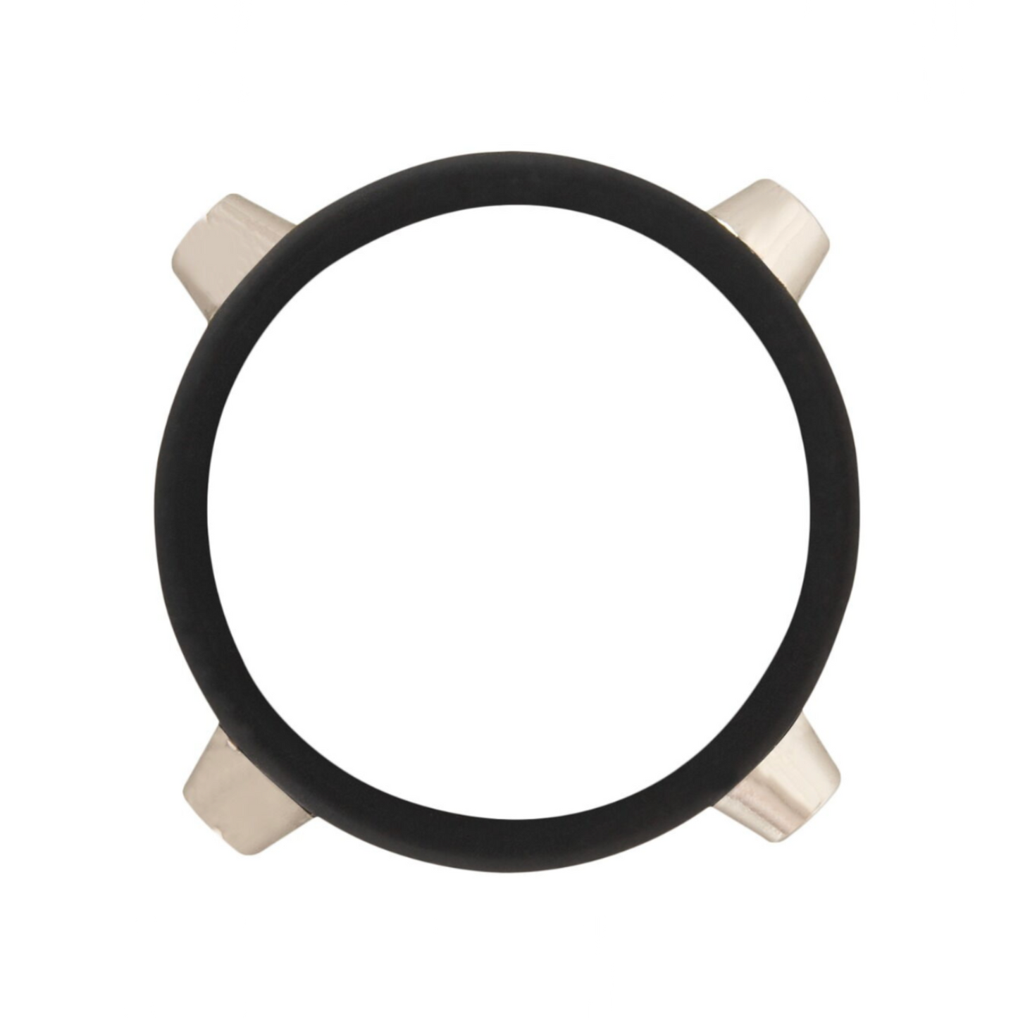 Cock Ring With Studs - Anneau avec rivets métalliques