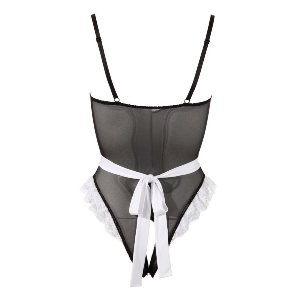 Cottelli Maid - Déguisement soubrette sexy avec body ouvert