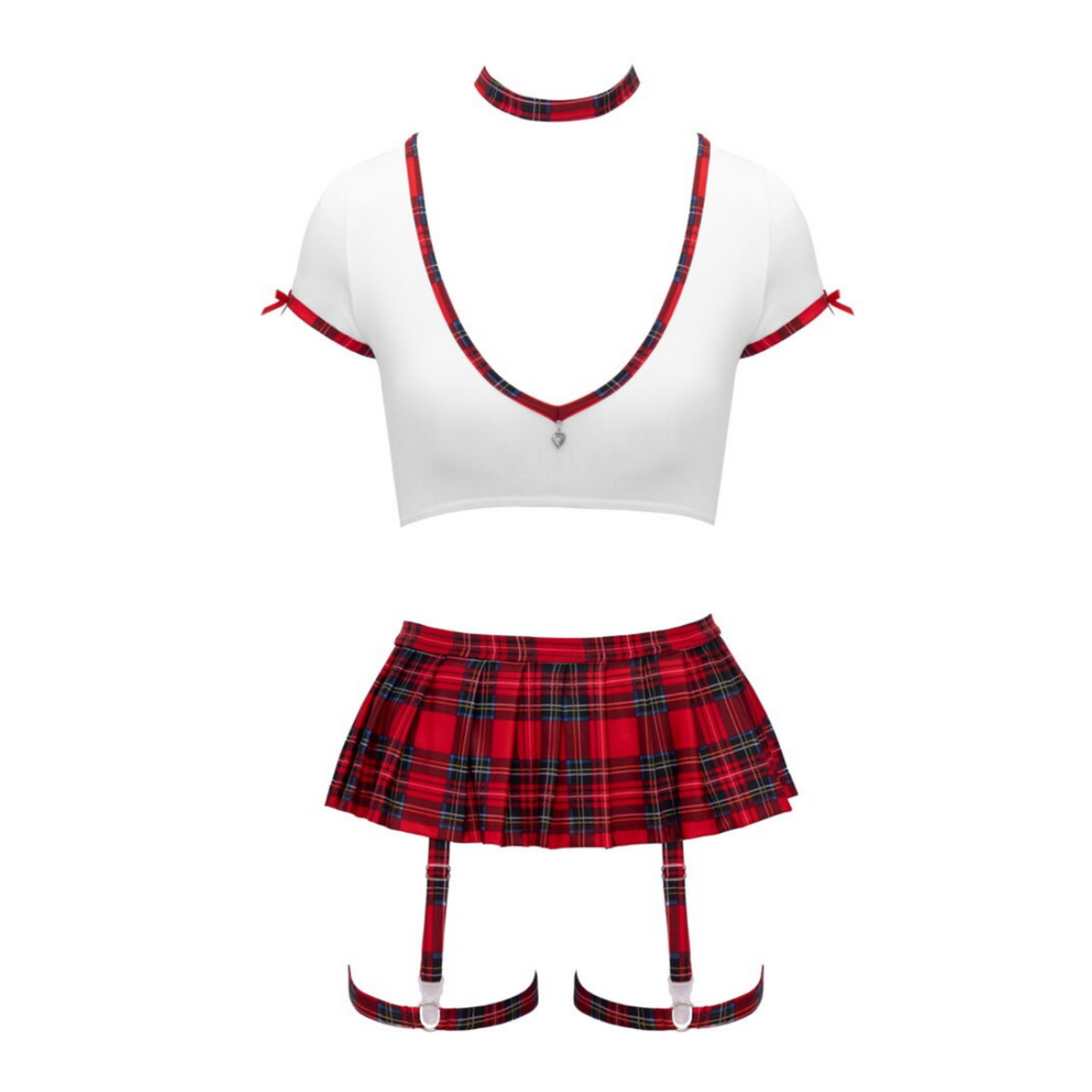 Cottelli School Girl – Déguisement écolière sexy 4 pièces