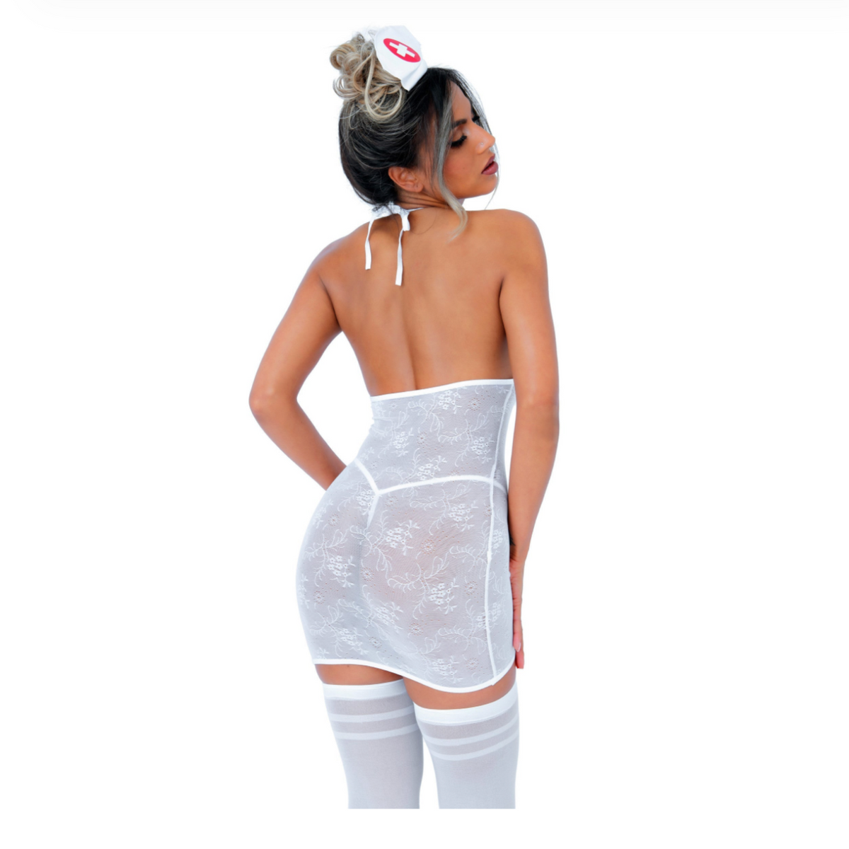 Daring Intimates Hot Nurse – Déguisement infirmière sexy 4 pièces