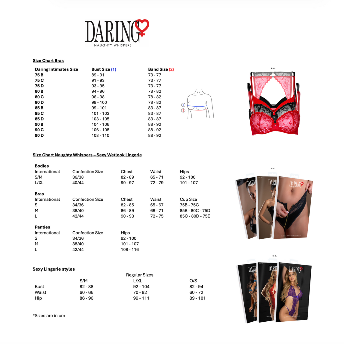 Daring Intimates Hot Nurse – Déguisement infirmière sexy 4 pièces