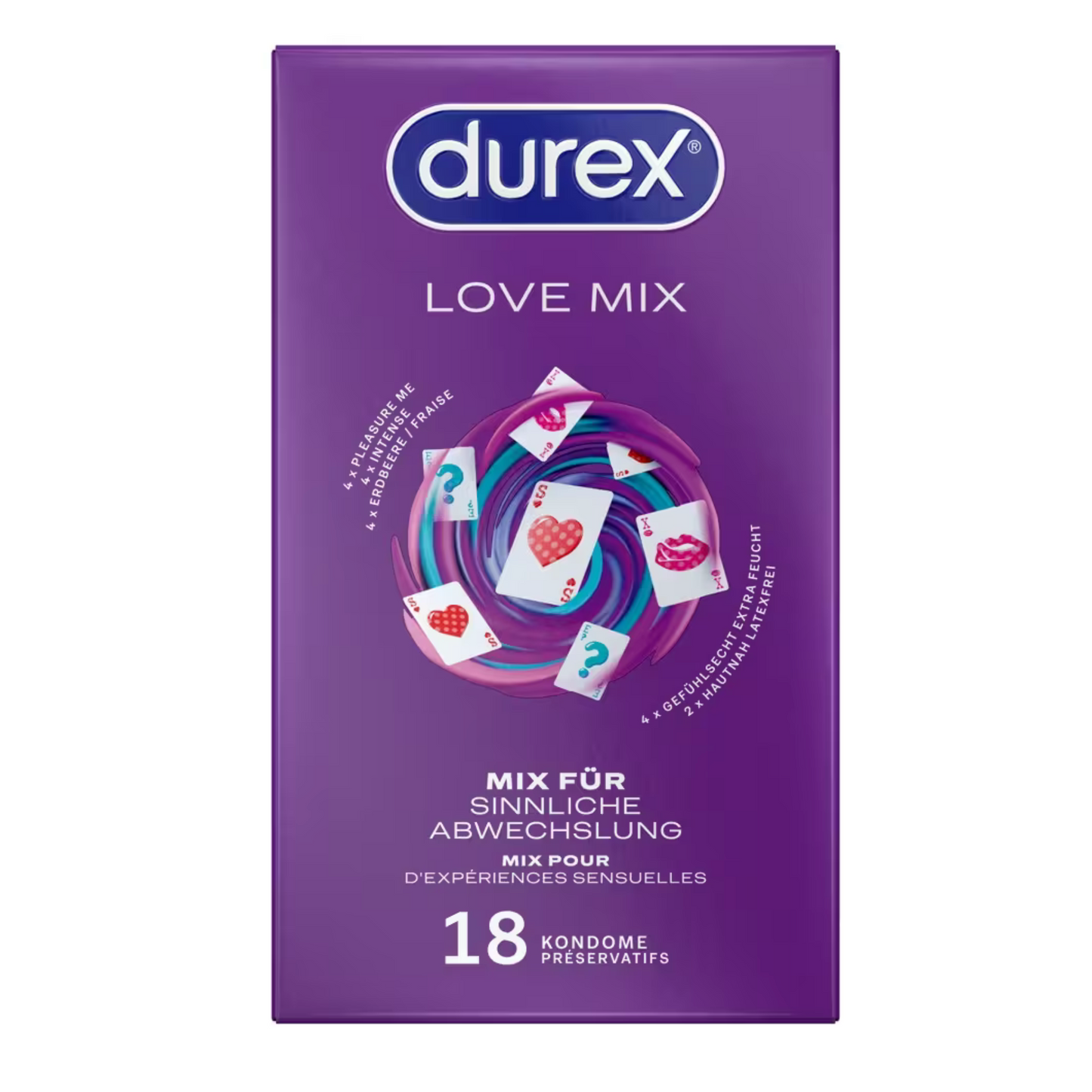 Durex Love Mix 18 Pièces - Préservatifs assortis
