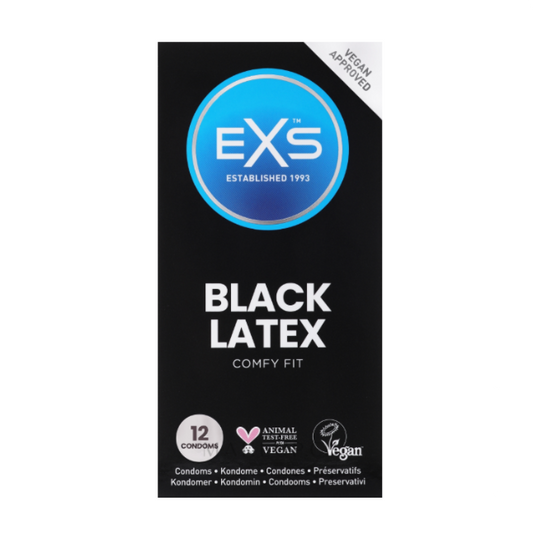 EXS Black Latex - Préservatifs de couleur noire