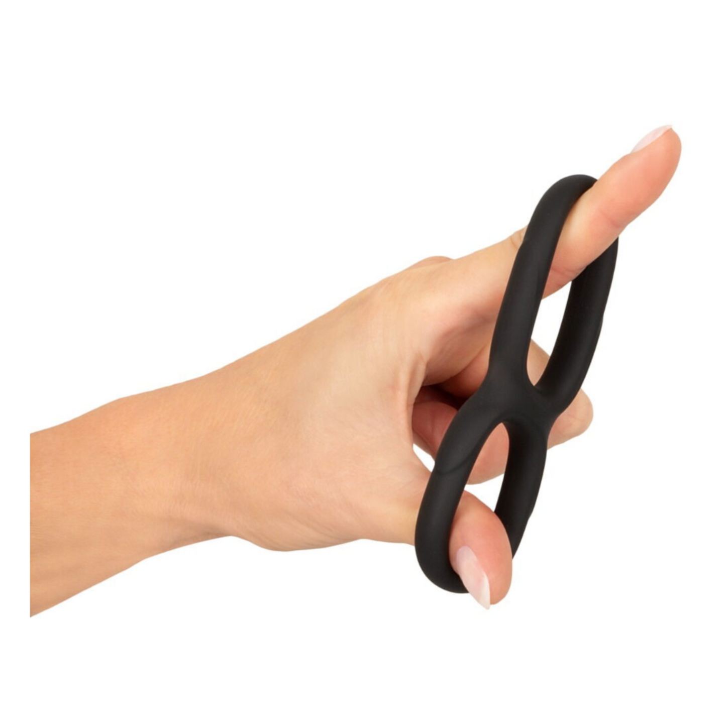 Erecto Double Cock Ring - Anneau pénien double en silicone