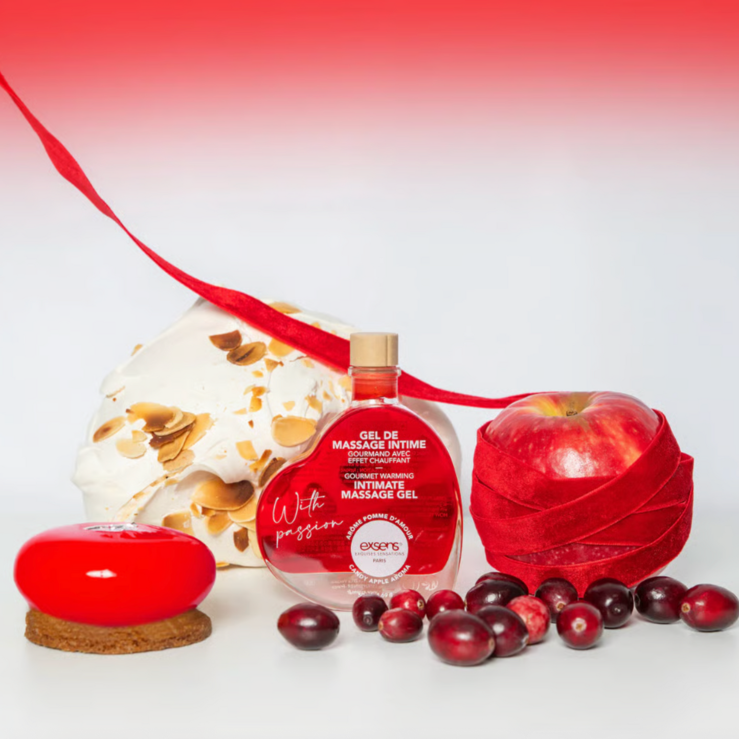 Exsens Gel De Massage Intime Gourmand Avec Effet Chauffant