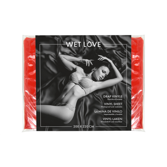 Fetish Tentation Wet Love - Drap étanche en vinyle