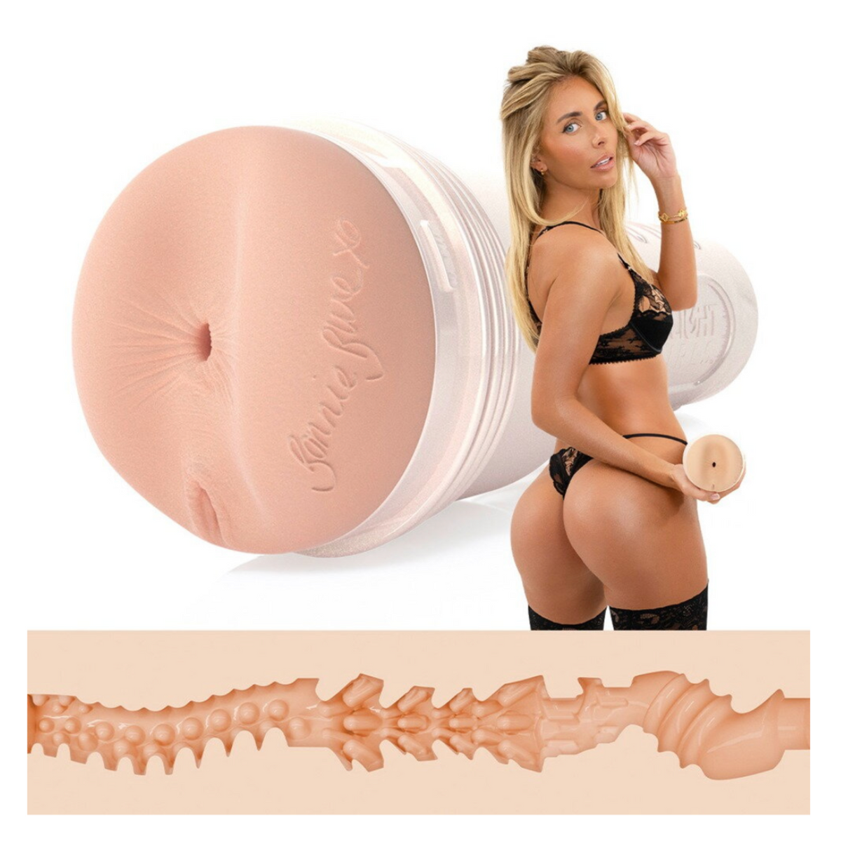Fleshlight Bonnie Blue Zero Miles - Masturbateur anal réaliste