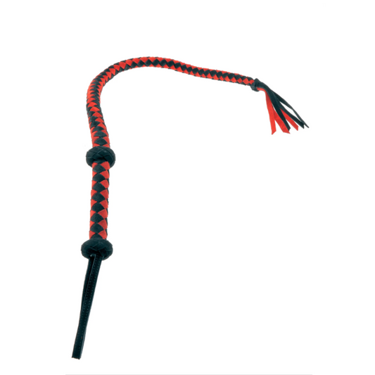 Fouet Tressé en Cuir - Fouet BDSM souple