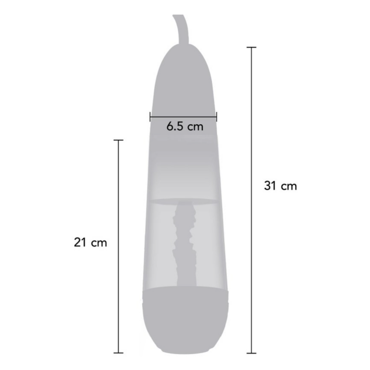 Hidden Desire FusionX Magnifying Sleeve Penis Pump - Pompe à pénis