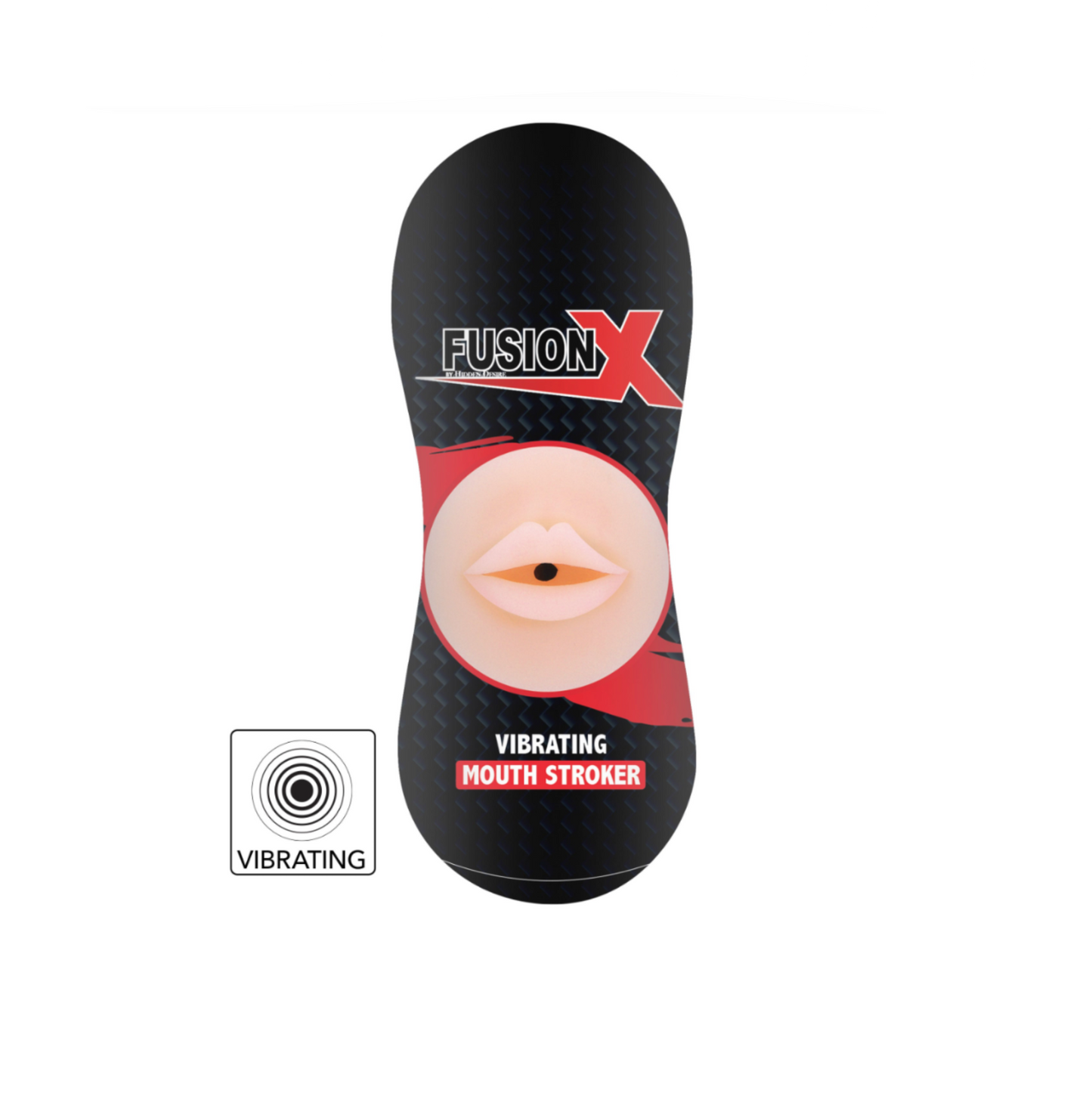 FusionX Mouth Stroker Vibrating - Masturbateur vibrant bouche
