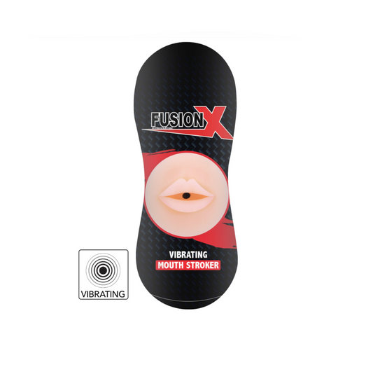 FusionX Mouth Stroker Vibrating - Masturbateur vibrant bouche