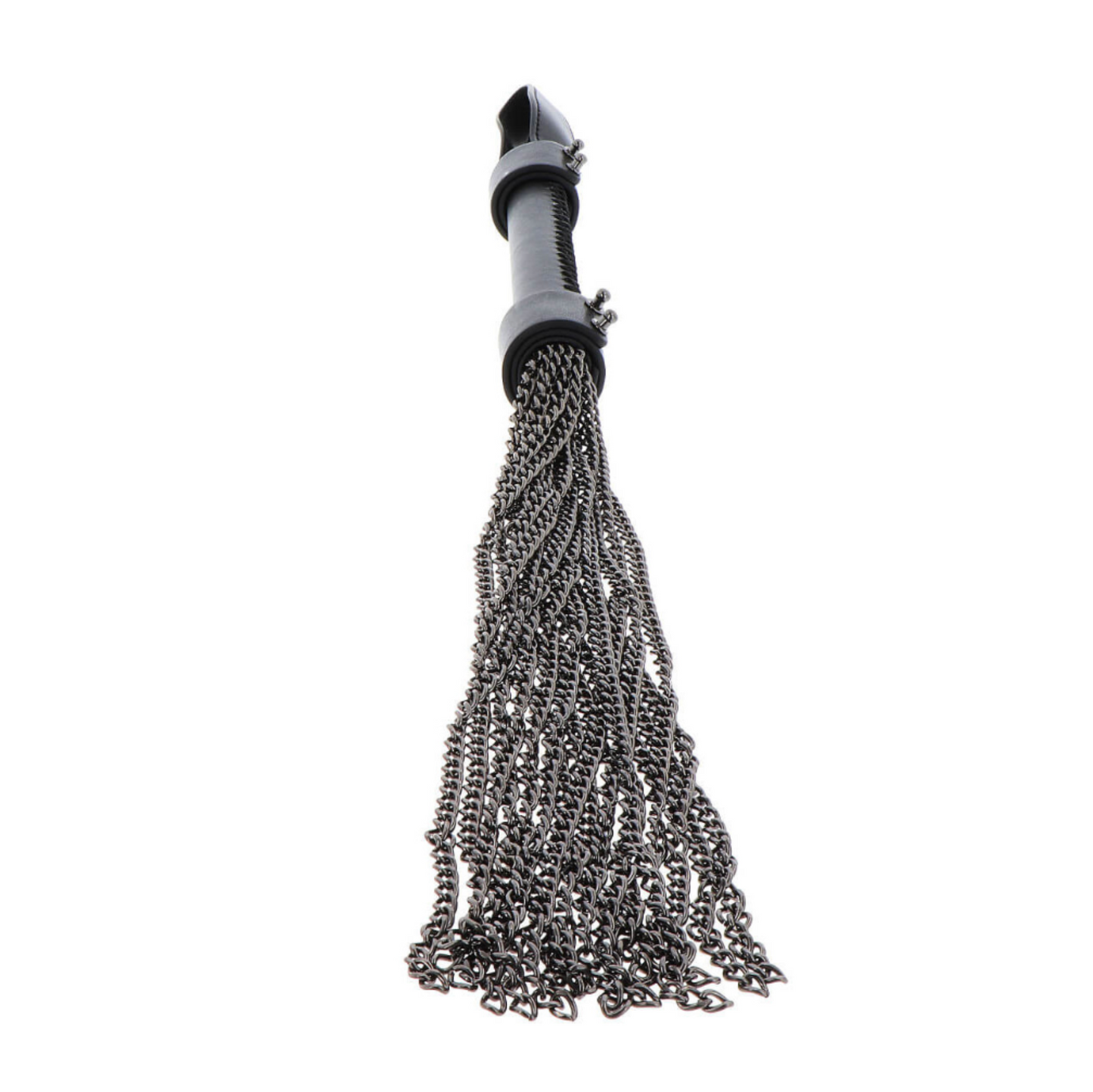 Martinet en cuir avec chaînes en métal – 61 cm