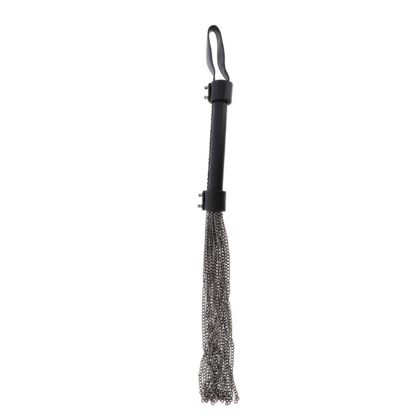 Martinet en cuir avec chaînes en métal – 61 cm