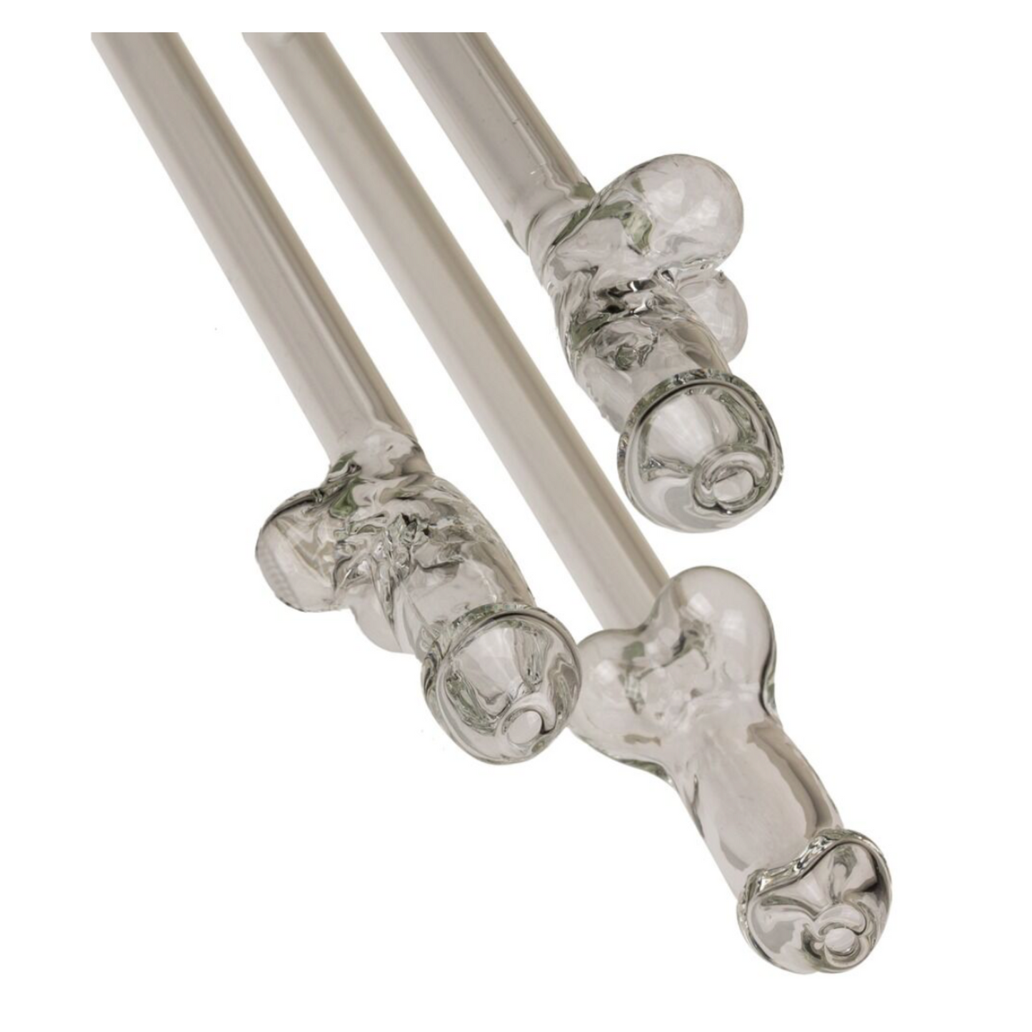 Glass Drinking Straw Willy - Pailles pénis en verre