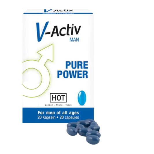 HOT V-Activ Man Pure Power - Comprimés stimulants pour homme