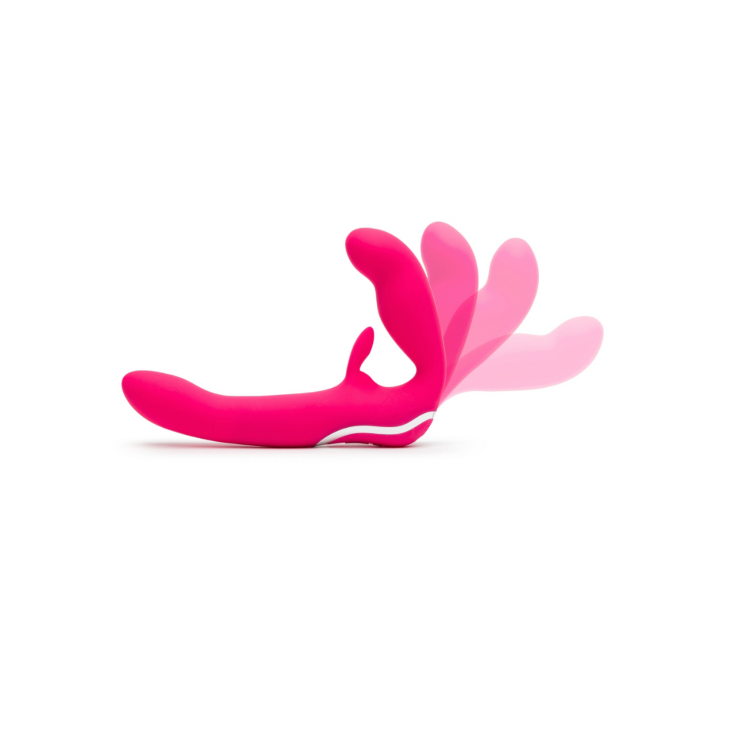 Happy Rabbit Strapless Strap-on - Strap on rabbit vibrant