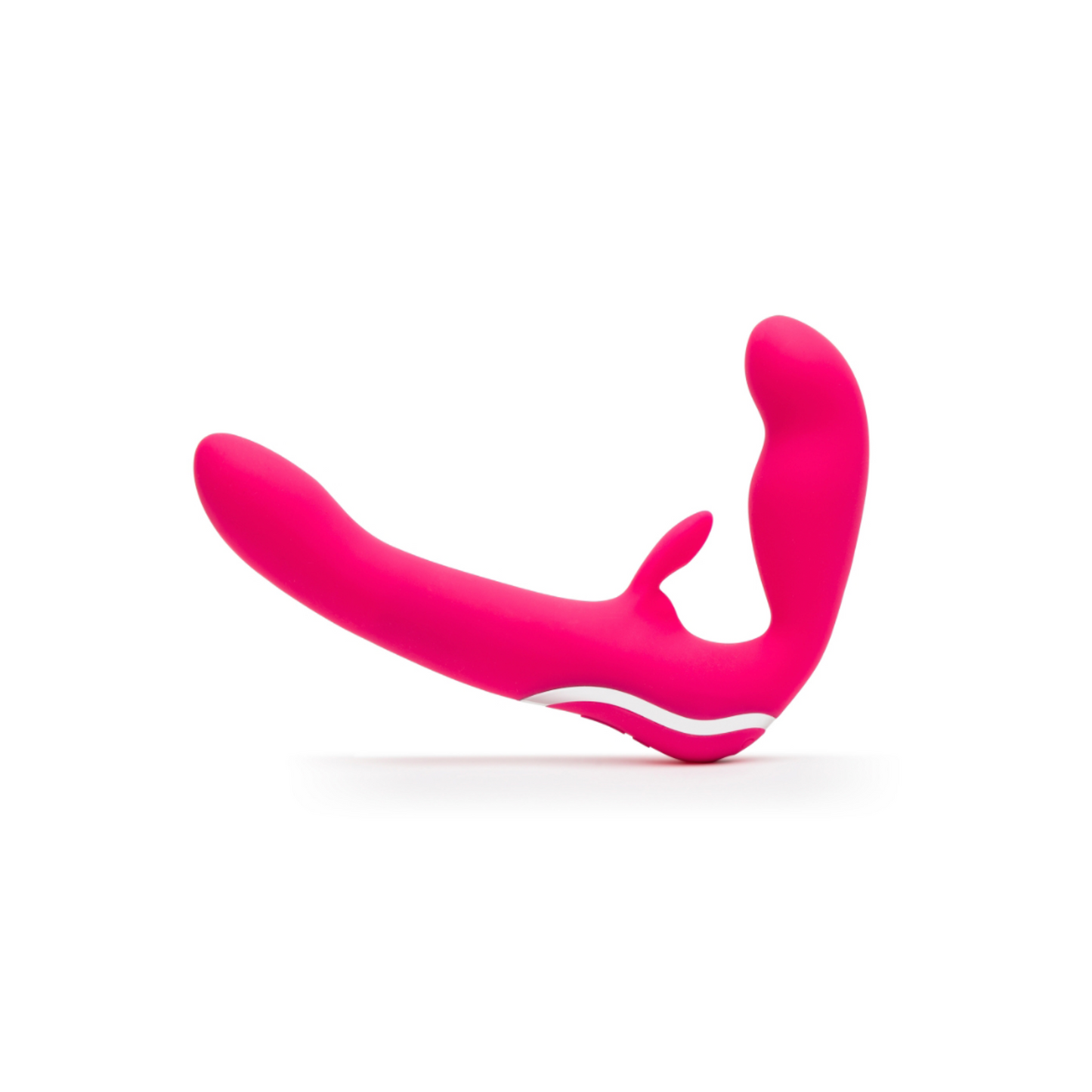 Happy Rabbit Strapless Strap-on - Strap on rabbit vibrant