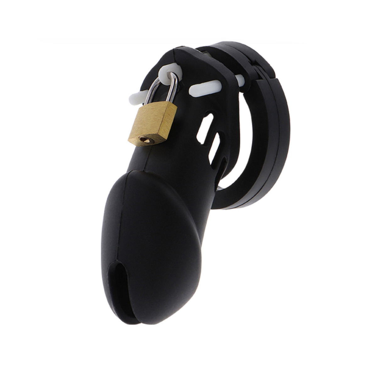 Hidde Desire Chastity Cock Cage Silicone Large - Cage de Chasteté en Silicone avec Cadenas