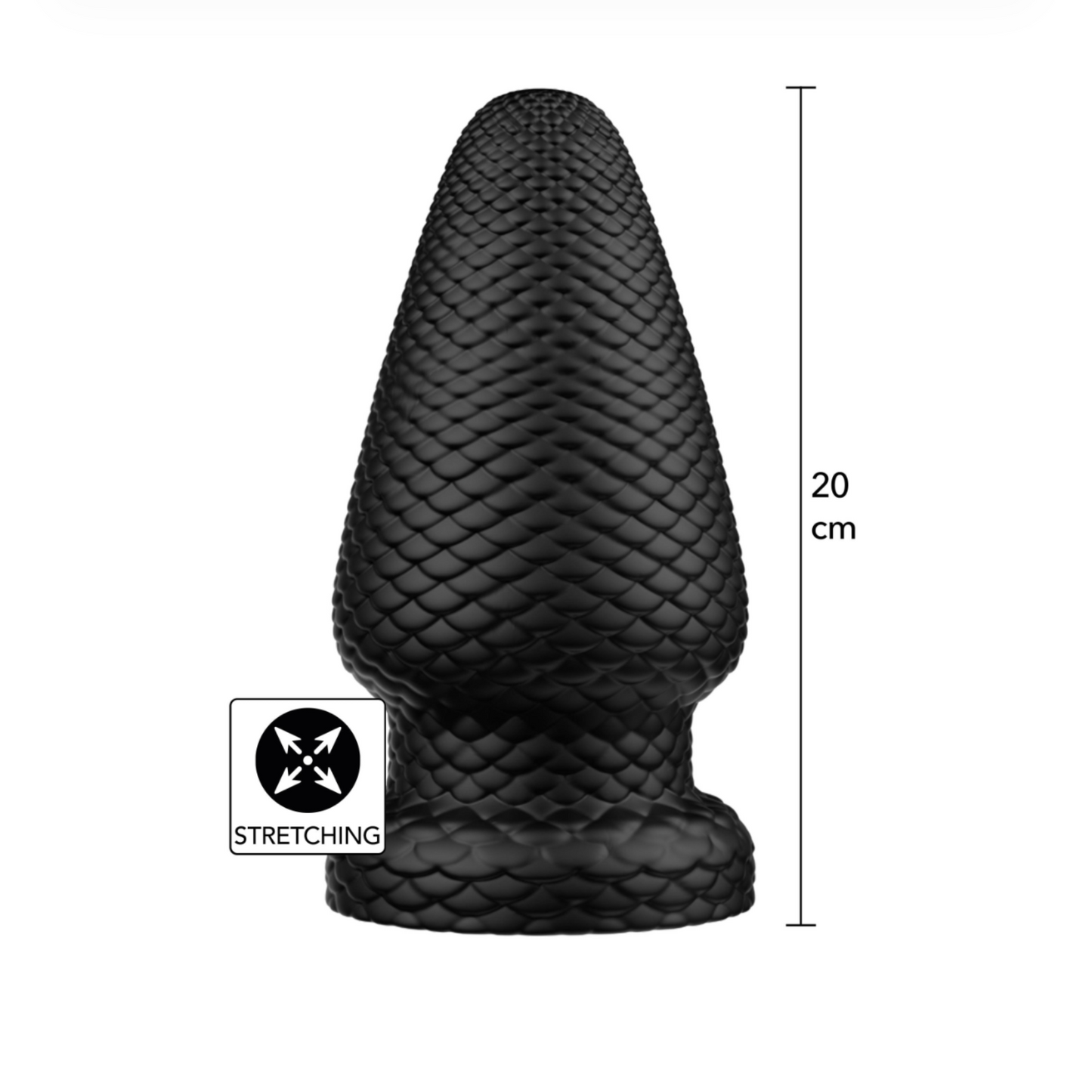 Hidde Desire Giant Dragon XL - Plug anal texturé XL