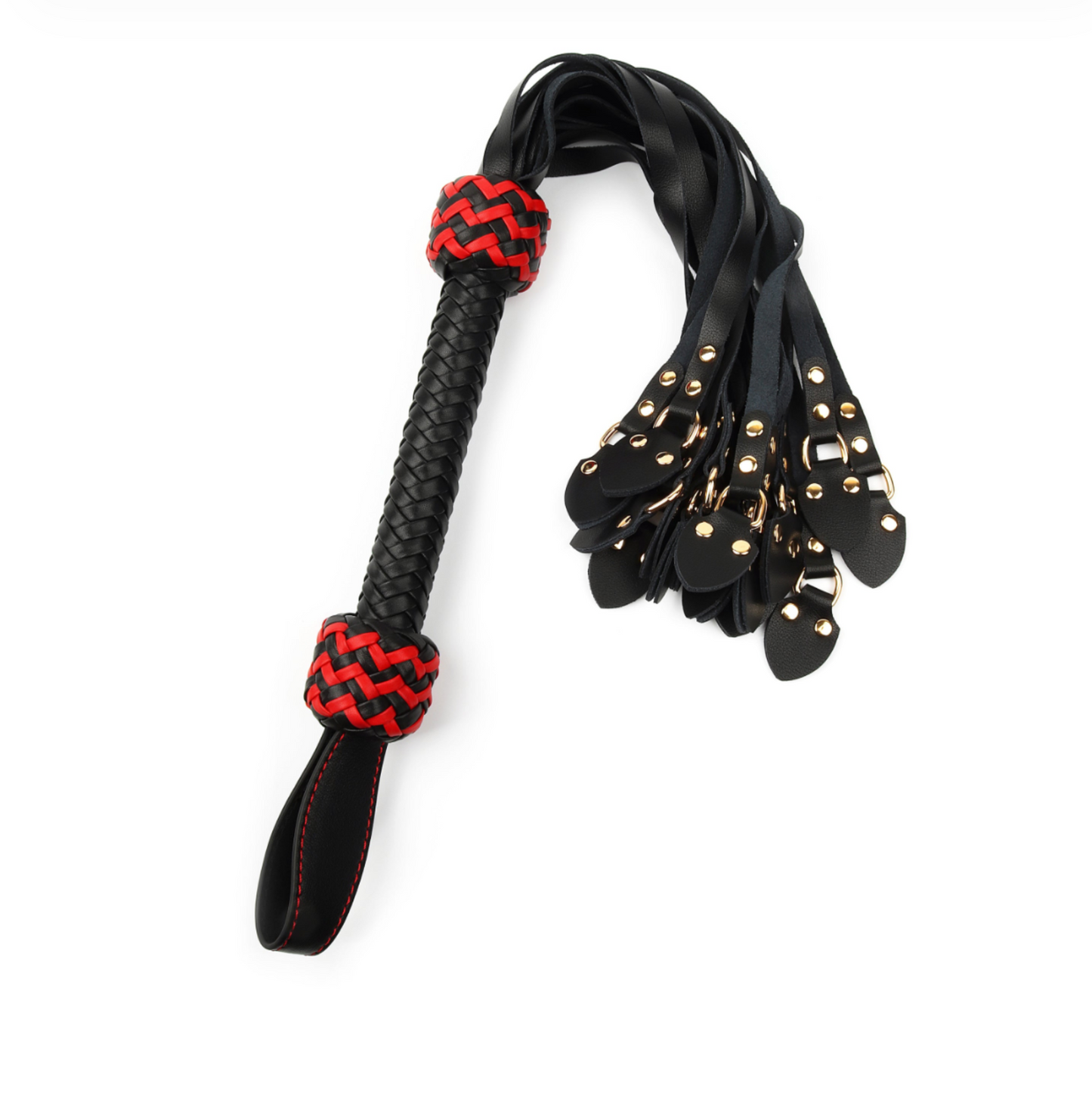 Hidde Desire Leather Cat-o-Nine Whip - Fouet en cuir