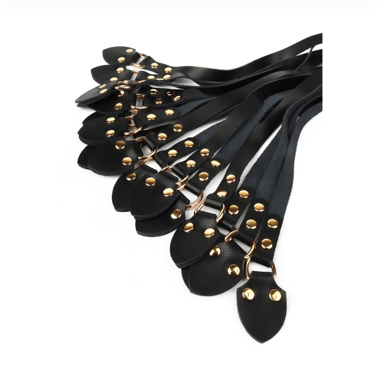 Hidde Desire Leather Cat-o-Nine Whip - Fouet en cuir