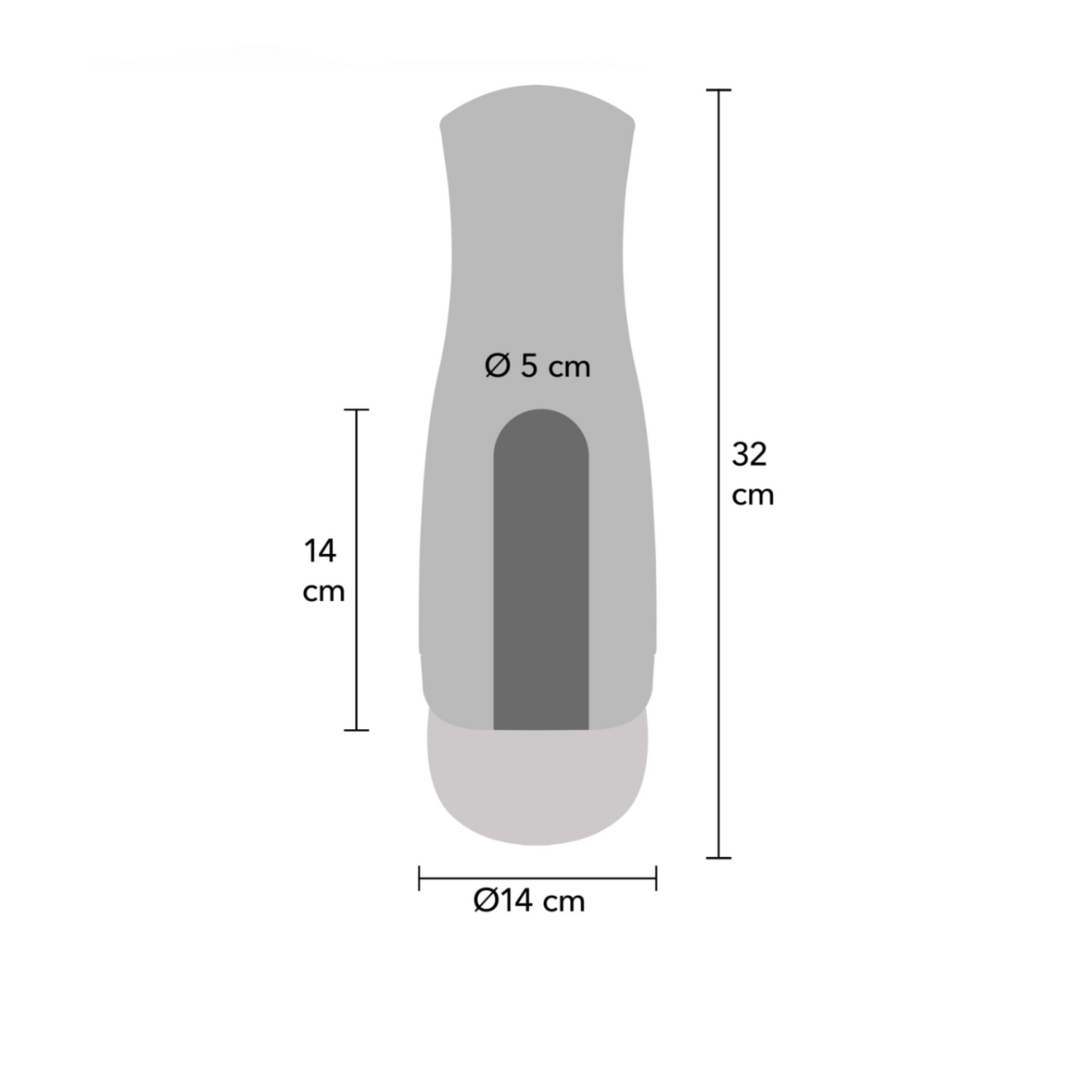 Hidden Desire Deep Squeeze Nutbuster - Masturbateur 3 fonctions